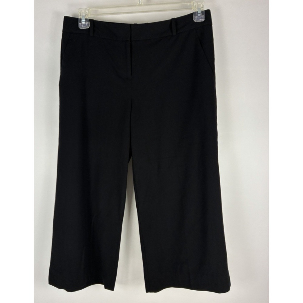 The Limited Cassidy Fit Size 8 Black Dress Capri Pants Gaucho Minimalist Career